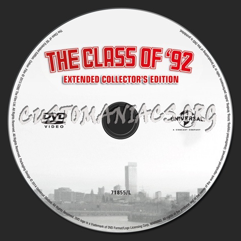 The Class of '92 dvd label