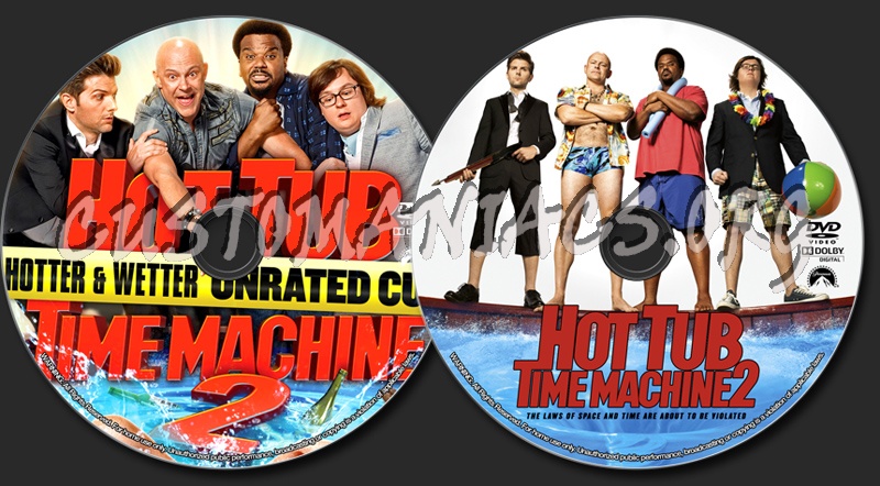 Hot Tub Time Machine 2 dvd label