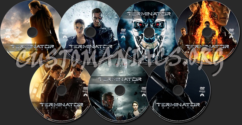 Terminator: Genisys dvd label