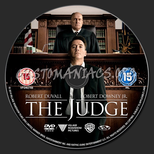 The Judge dvd label