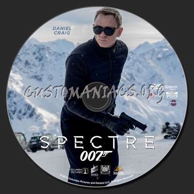 Spectre dvd label