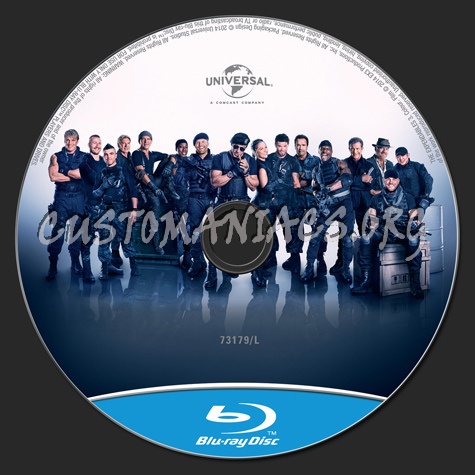 The Expendables 3 blu-ray label