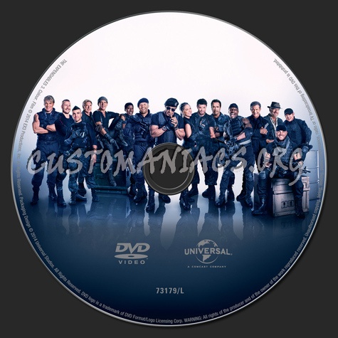 The Expendables 3 dvd label