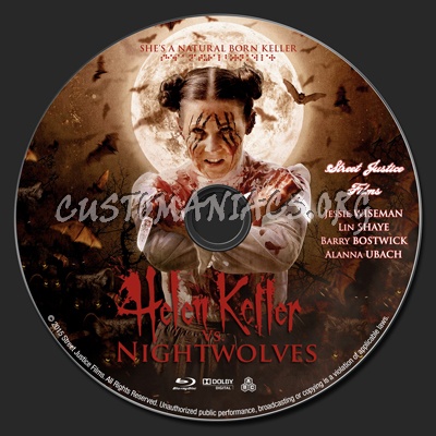 Helen Keller vs Nightwolves blu-ray label