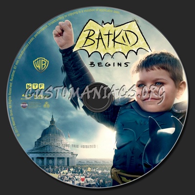 Batkid Begins blu-ray label