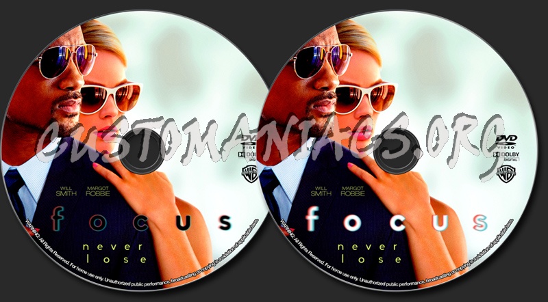 Focus dvd label