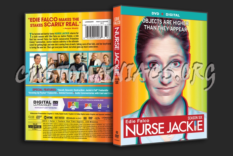 Nurse Jackie Season 6 dvd cover