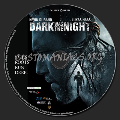 Dark Was the Night blu-ray label