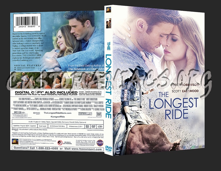 The Longest Ride dvd cover