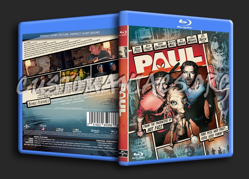 Paul blu-ray cover