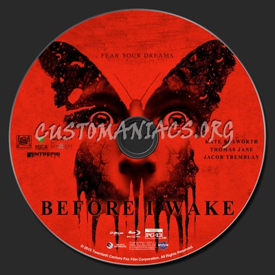 Before I Wake blu-ray label