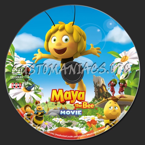 Maya the Bee Movie dvd label