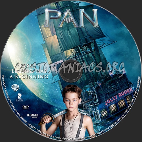 Pan dvd label