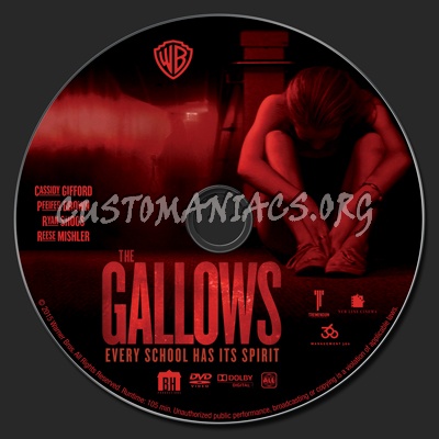 The Gallows dvd label