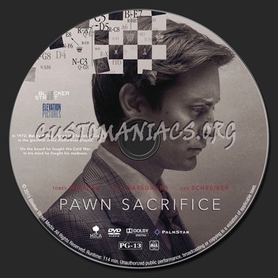 Pawn Sacrifice dvd label