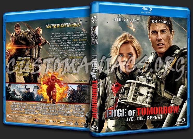 Edge of Tomorrow blu-ray cover