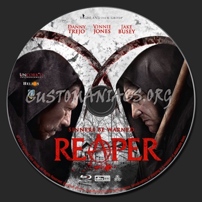 Reaper blu-ray label