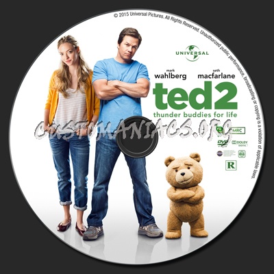 Ted 2 dvd label