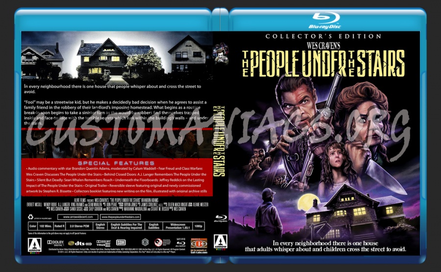 The People Under The Stairs blu-ray cover