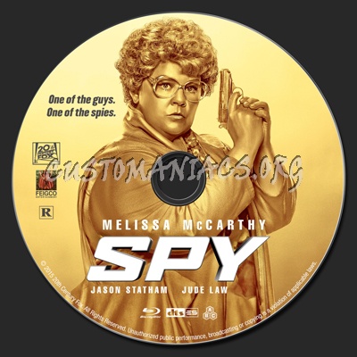 Spy blu-ray label