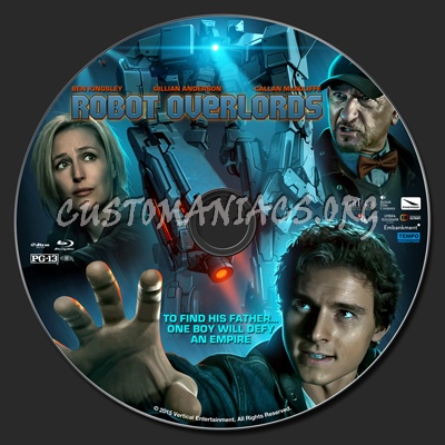 Robot Overlords blu-ray label