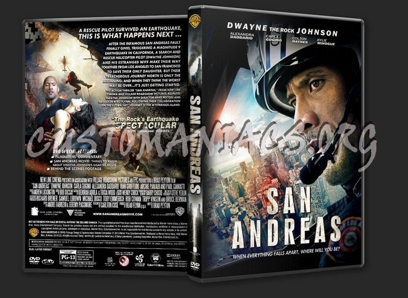 San Andreas (2015) dvd cover