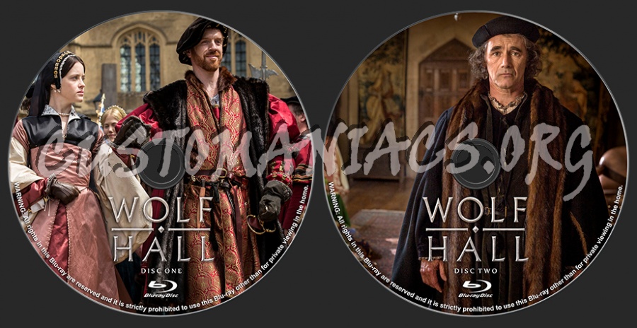 Wolf Hall (BBC) blu-ray label