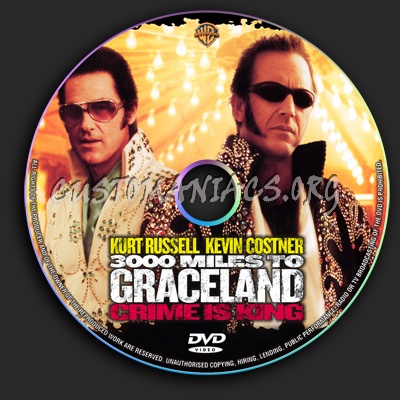 3000 Miles to Graceland dvd label