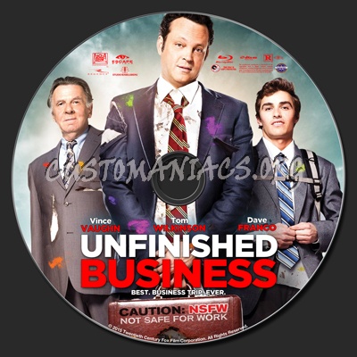 Unfinished Business blu-ray label