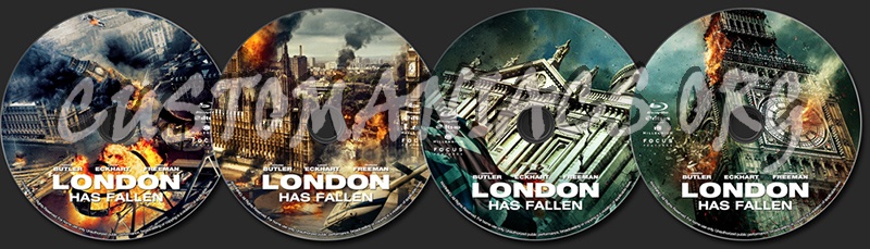 London Has Fallen (2015) blu-ray label