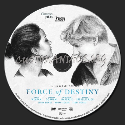 Force of Destiny dvd label