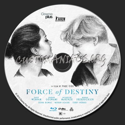 Force of Destiny blu-ray label