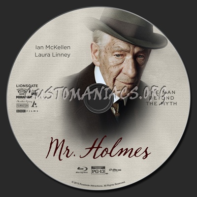 Mr. Holmes blu-ray label