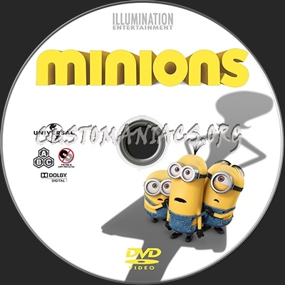 Minions dvd label