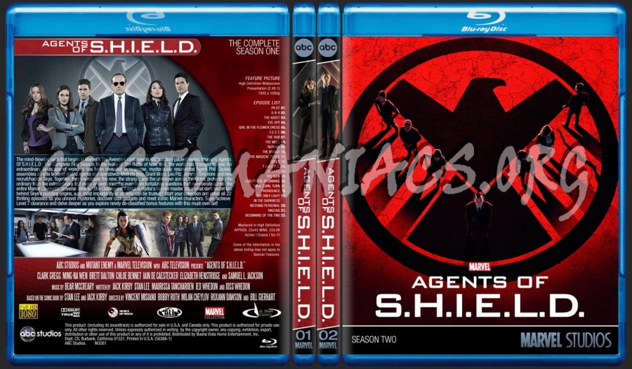 Agents of S.H.I.E.L.D. - Marvel Collection blu-ray cover