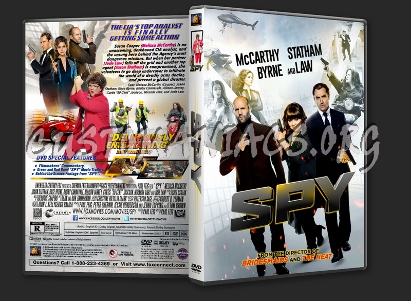 Spy (2015) dvd cover