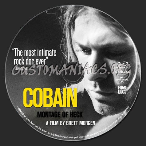 Cobain: Montage of Heck (2015) blu-ray label