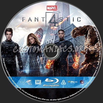 Fantastic Four blu-ray label