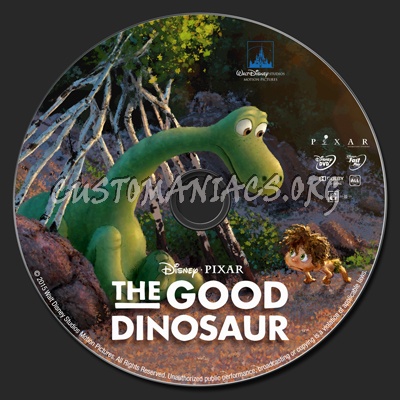 The Good Dinosaur dvd label