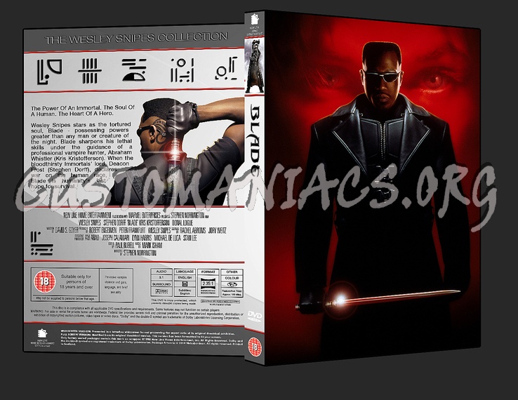 Blade dvd cover