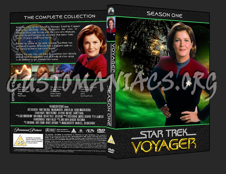 Star Trek Voyager: Season 1 dvd cover