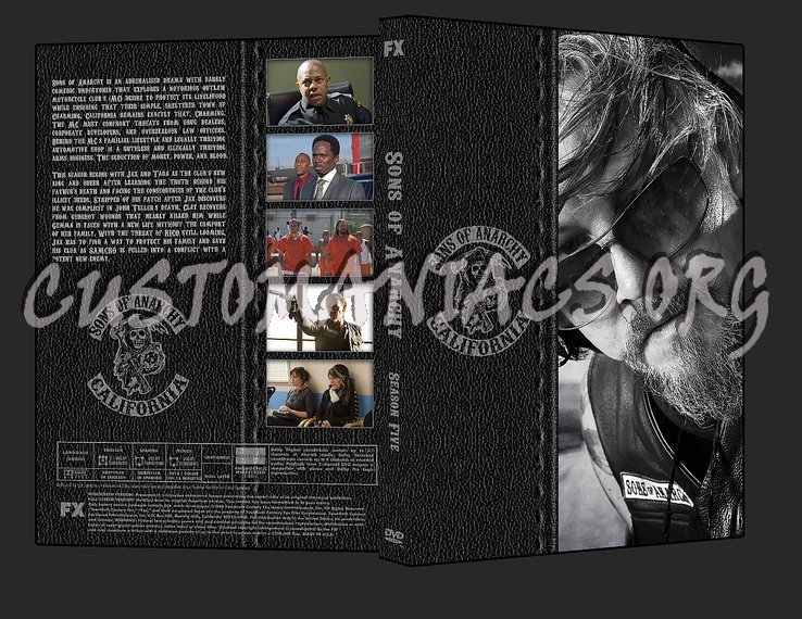 sons of anarchy season 5 dvd cover