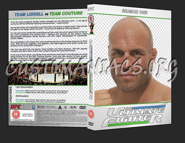 UFC the ultimate fighter season 1 dvd cover