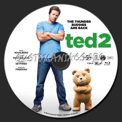 Ted 2 blu-ray label