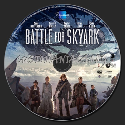 Battle for SkyArk dvd label