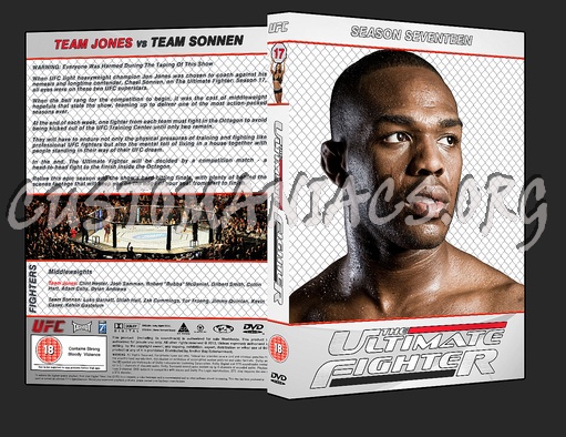 the ultimate fighter season 17 dvd cover