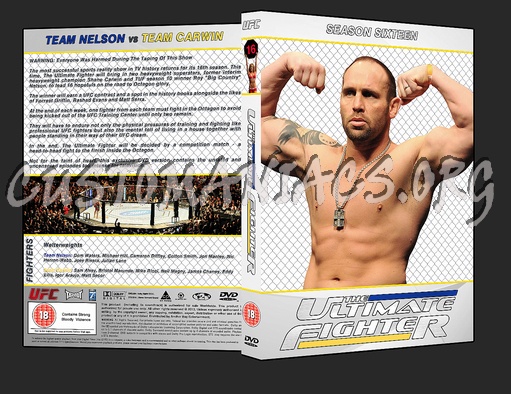 the ultimate fighter season 16 dvd cover