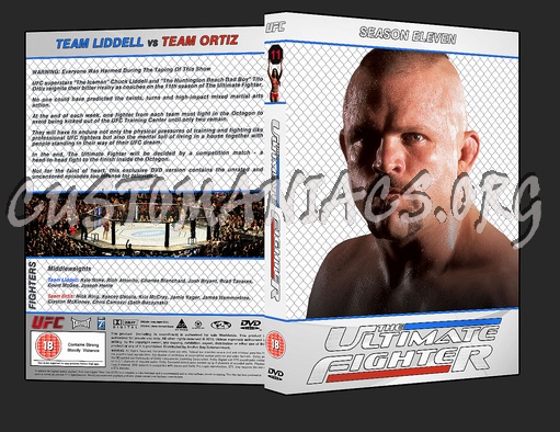 the ultimate fighter season 11 dvd cover