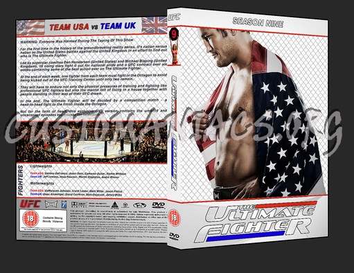 the ultimate fighter season 9 dvd cover