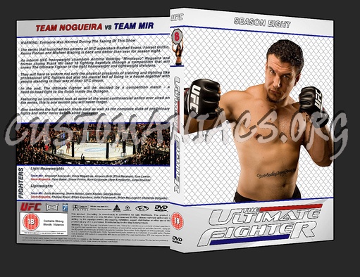 the ultimate fighter season 8 dvd cover